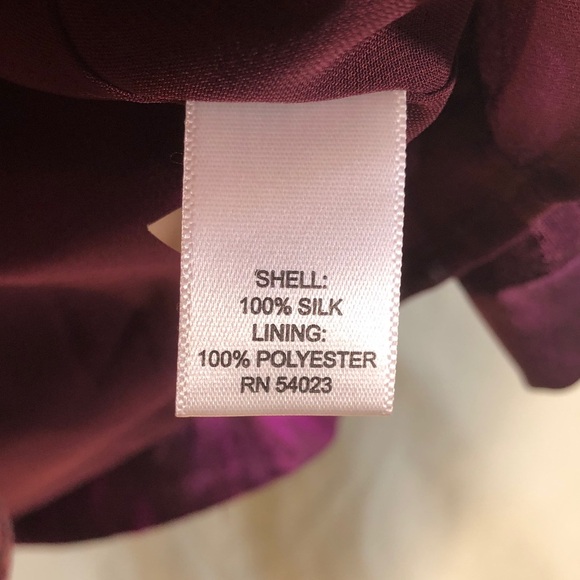 Silk Banana Republic Deep Purple Midi Dress - Picture 16 of 16